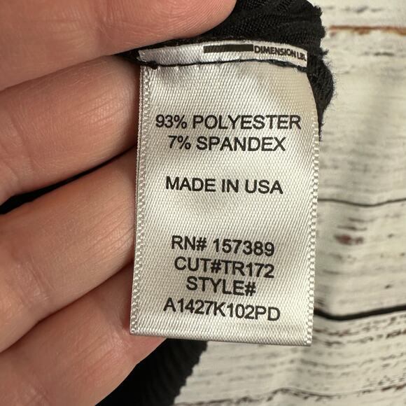 Women's A Beautiful Soul NWOT Black Short Sleeve Body Suit Size B (2X 18/20) - Picture 7 of 8